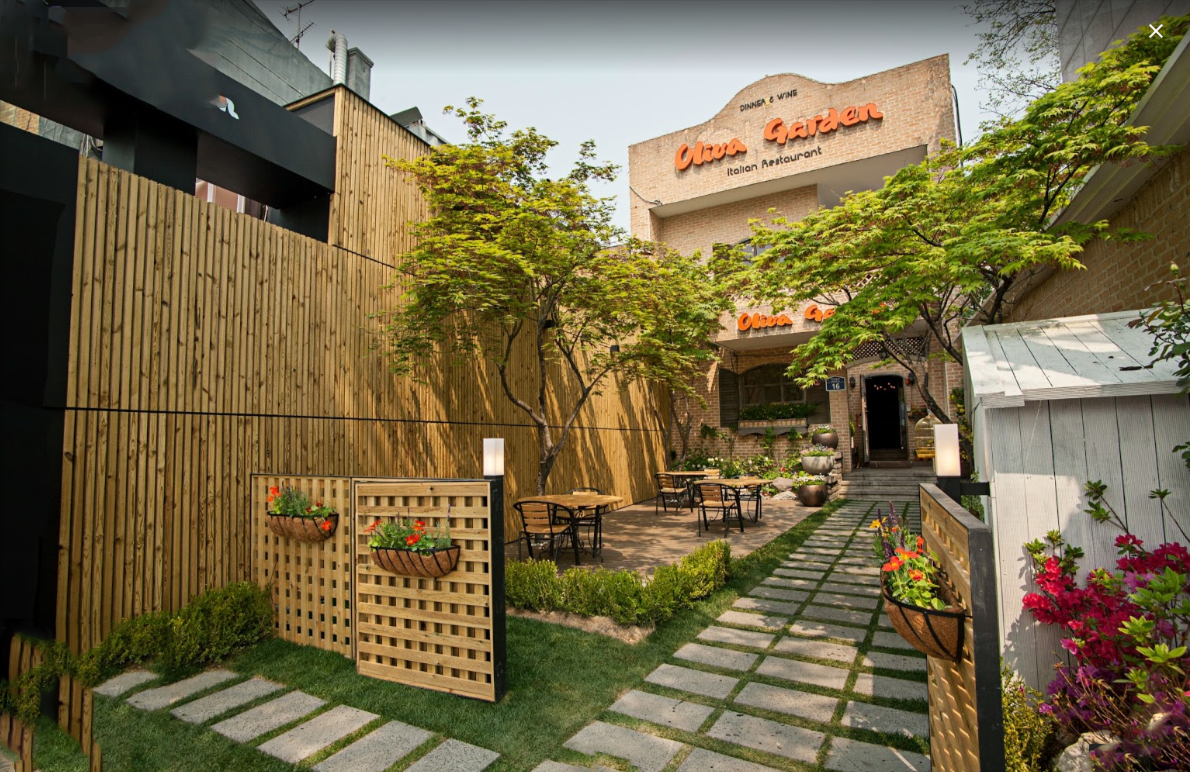 Nhà hàng Oliva Garden ở gần KyeongBokgung