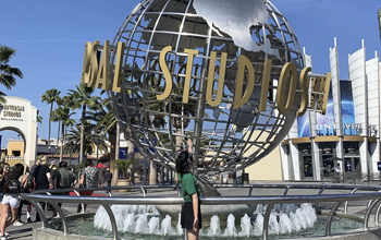 Check in ở Universal Studio tại Hollywood