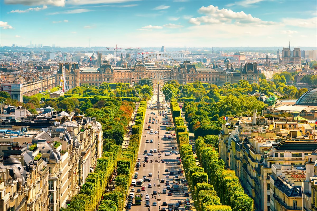 Tham quan đại Lộ Champs Elysees ở Pari