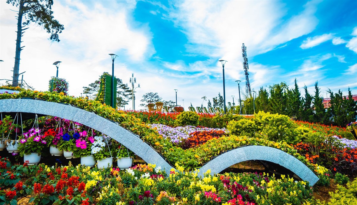 Tham quan Vườn hoa Thành phố Đà Lạt