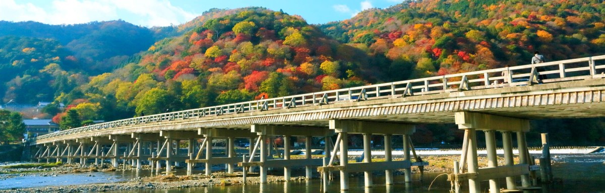 Ghé qua cây cầu nổi tiếng Togetsu-kyo