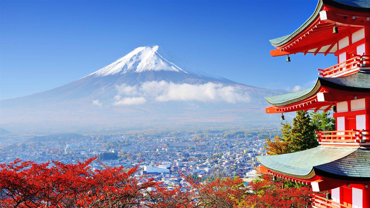 Ngắm khung cảnh Núi Phú Sĩ hùng vĩ