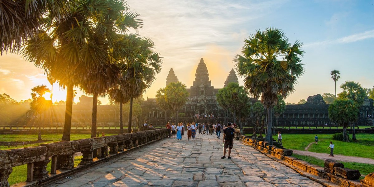 Ngỡ ngàng kiến trúc hoành tráng ở Angkor Wat