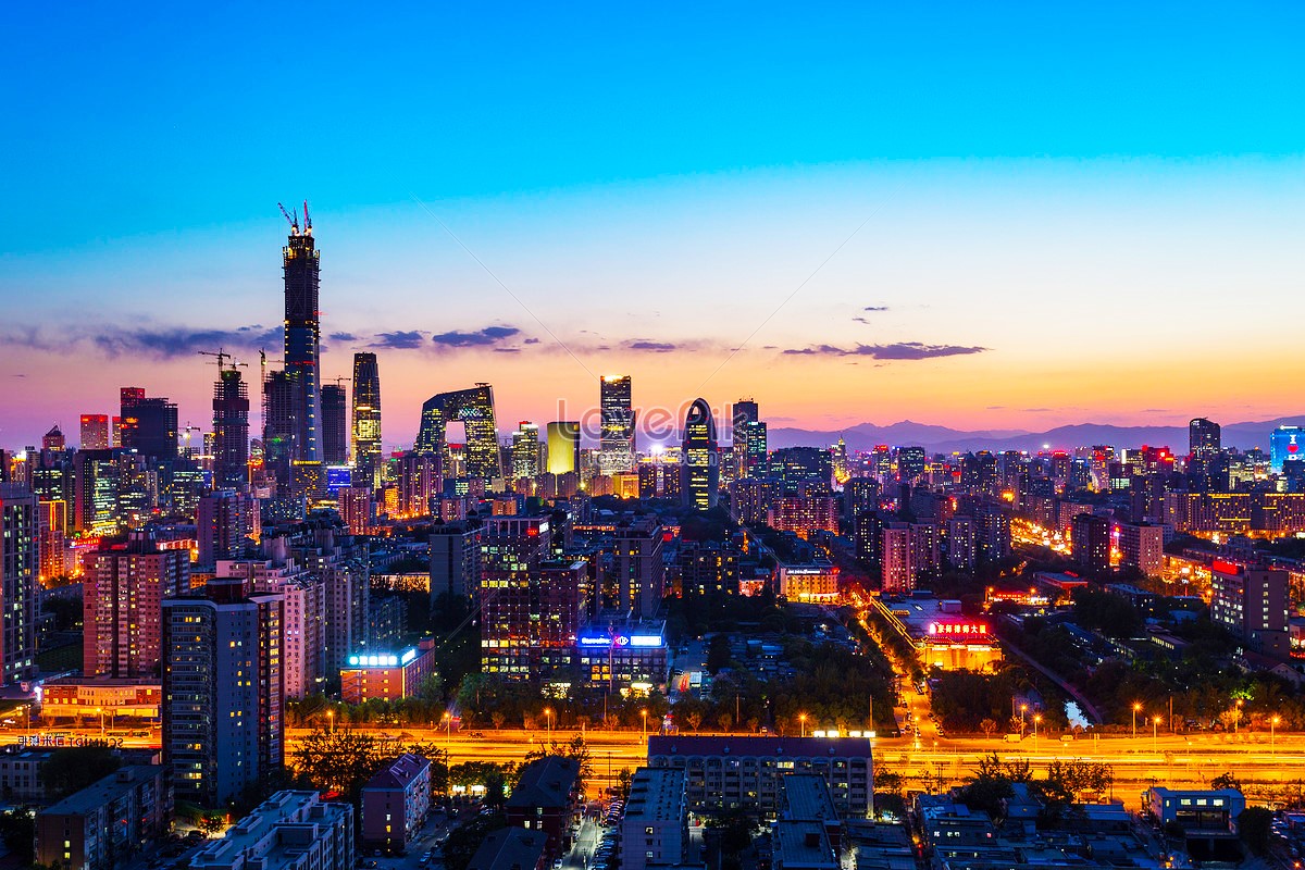 Ngắm thành phố Bắc Kinh về đêm