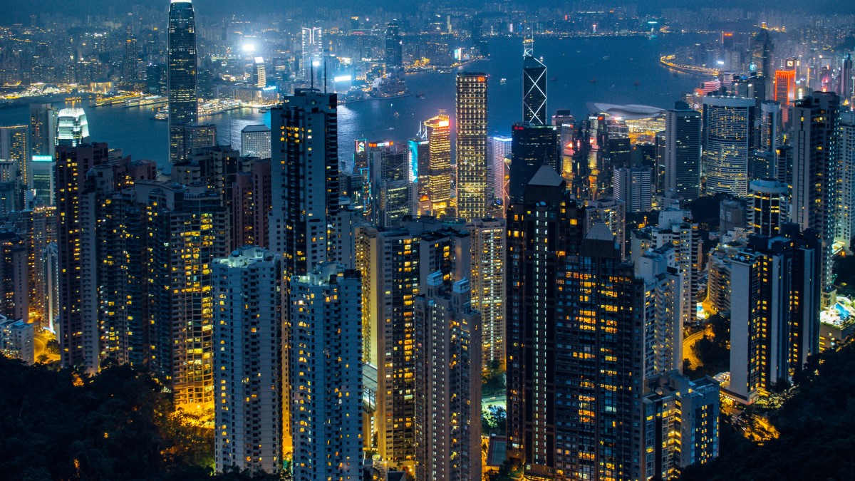 Thành phố HongKong về đêm