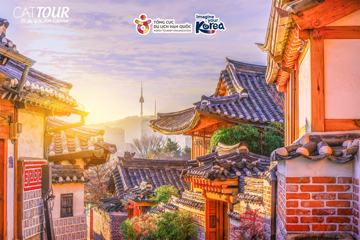 Khám phá vẻ đẹp thanh bình của Làng Hanok Bukcheon