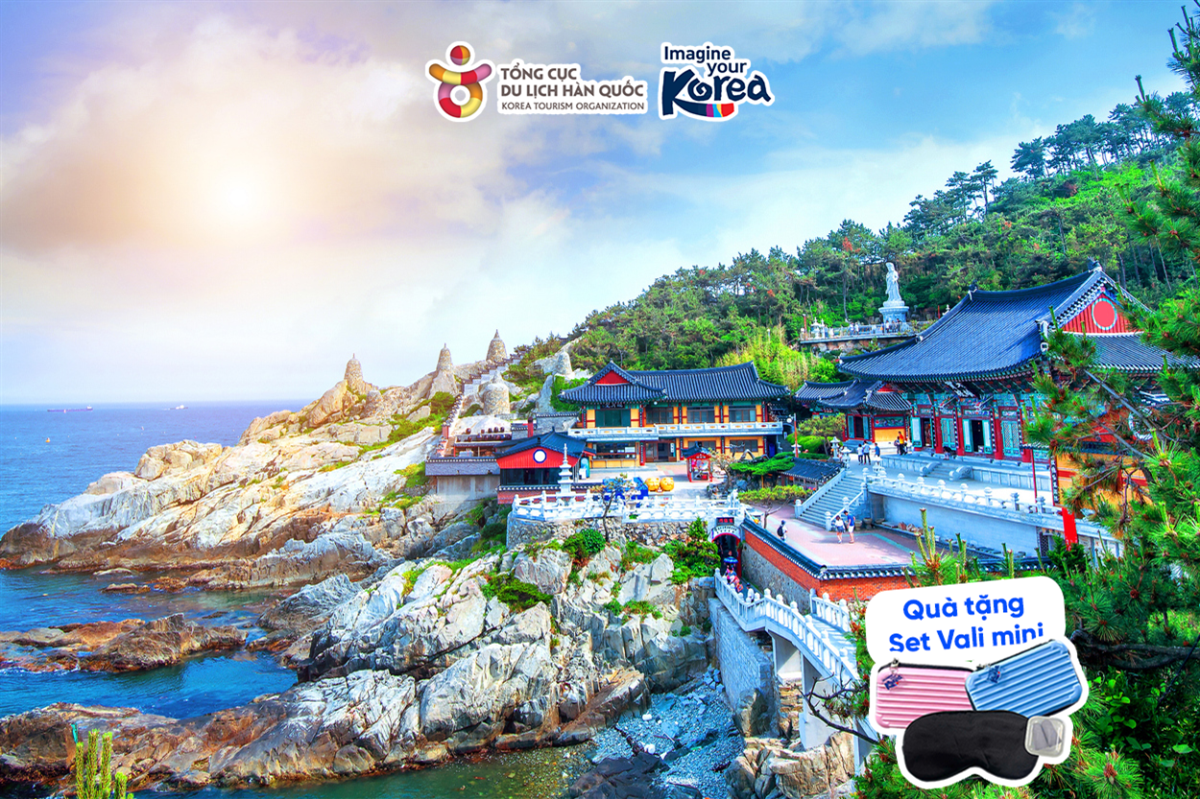 Chùa Haedong Yonggungsa - một trong những ngôi chùa cổ nhất Hàn Quốc