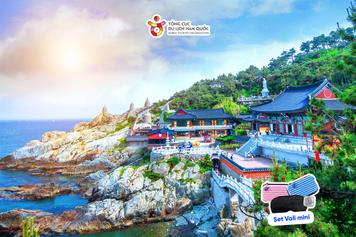 Chùa Haedong Yonggungsa - một trong những ngôi chùa cổ nhất Hàn Quốc