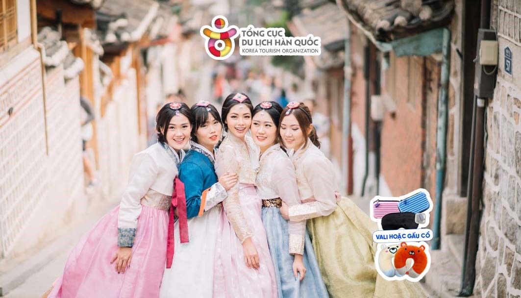 Trải nghiệm trang phục Hanbok truyền thống của Hàn Quốc