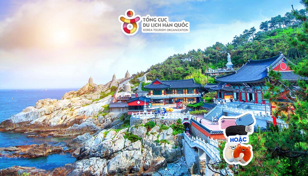 Chùa Haedong Yonggungsa - một trong những ngôi chùa cổ nhất Hàn Quốc