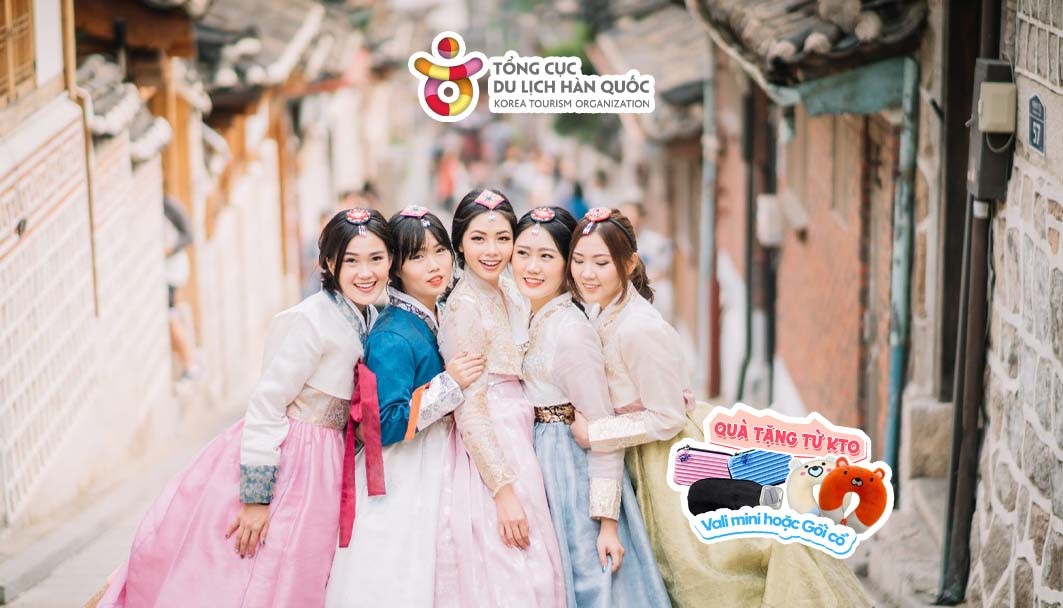 Trải nghiệm trang phục Hanbok truyền thống của Hàn Quốc