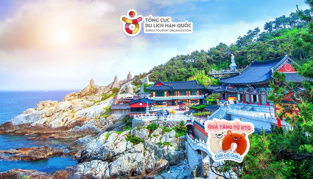 Chùa Haedong Yonggungsa - một trong những ngôi chùa cổ nhất Hàn Quốc