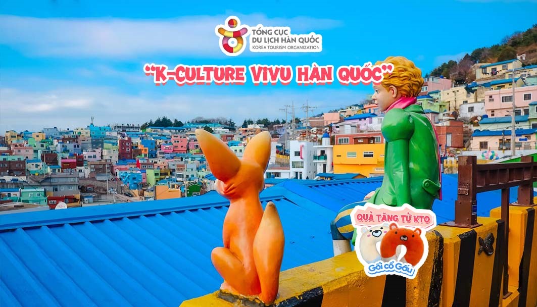 Tham quan làng cầu vồng nổi tiếng Busan