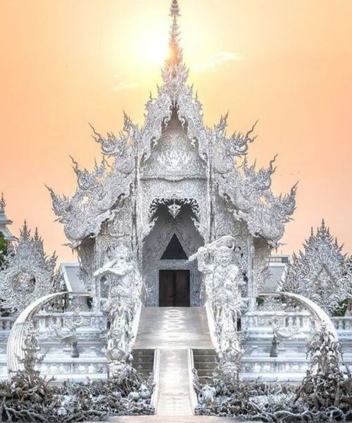 Wat Rong Khun Thái Lan, ngôi chùa Trắng ấn tượng nhất ở vùng Bắc Thái