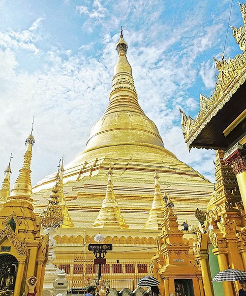 Điểm danh những ngôi đền chùa dát vàng ở Myanmar vừa linh thiêng vừa đẹp tuyệt vời