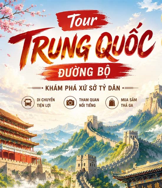 Review Chi Tiết Tour Trung Quốc Đường Bộ 2026: Phượng Hoàng Cổ Trấn Hay Cửu Trại Câu?