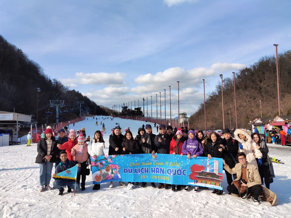 Tour du lịch Hàn Quốc Trượt Tuyết | TP. Hồ Chí Minh - Seoul - Nami - Elysian - Lotte 5N4Đ