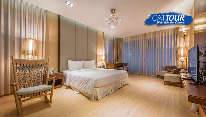 Một thiết kế phòng ngủ mang vẻ đẹp hiện đại, đơn giản cho cảm giác nhẹ nhàng, thư giãn