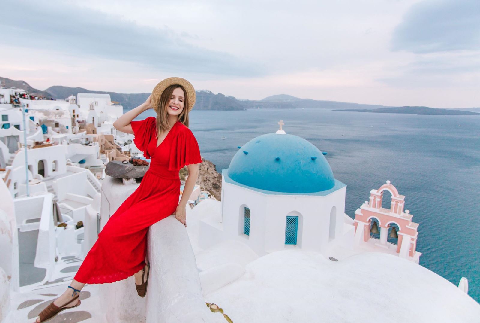 Santorini Park ở Thái Lan trông không khác biệt nhiều so với Santorini Park ở Hy Lạp