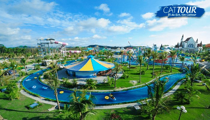Khu vui chơi tại Vinpearl Land Phú Quốc là một trong những khu giải trí lớn nhất Việt Nam