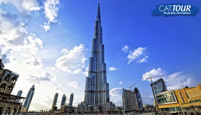 Tòa tháp Burj Khalifa là biểu tượng của thành phố Dubai