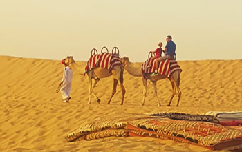 Cưỡi lạc đà trên sa mạc Safari