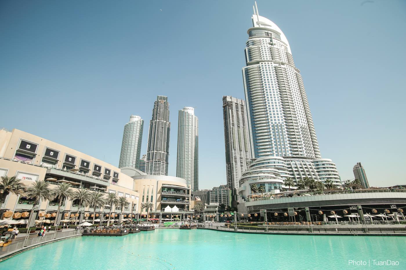 Sự xa hoa của Dubai thể hiện trong các công trình kiến trúc