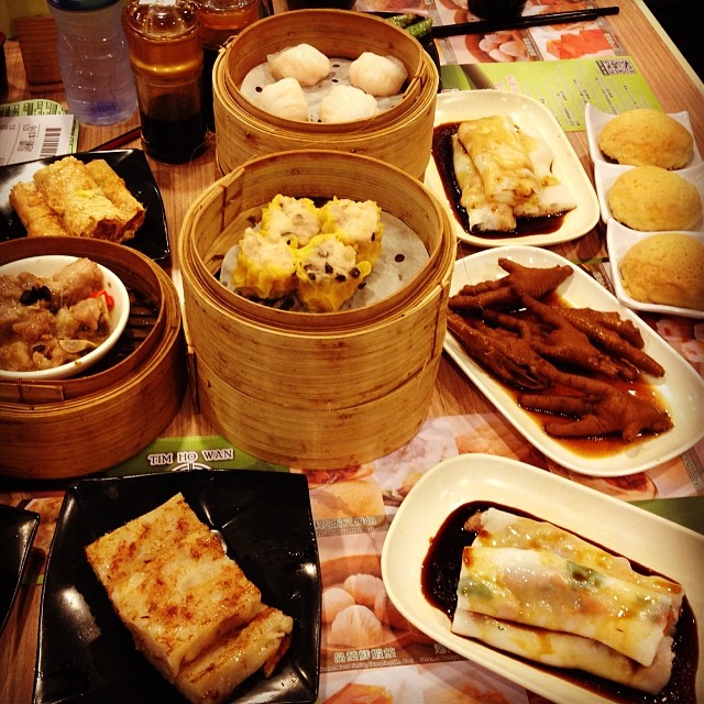 Quán ăn Tim Ho Wan nổi danh số 1 tại Hong Kong với các món dimsum đa dạng hấp dẫn 