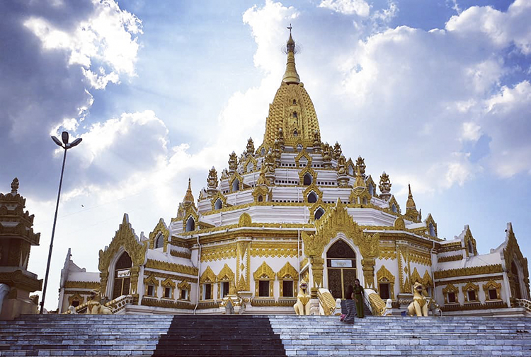 các ngôi chùa vàng ở myanmar