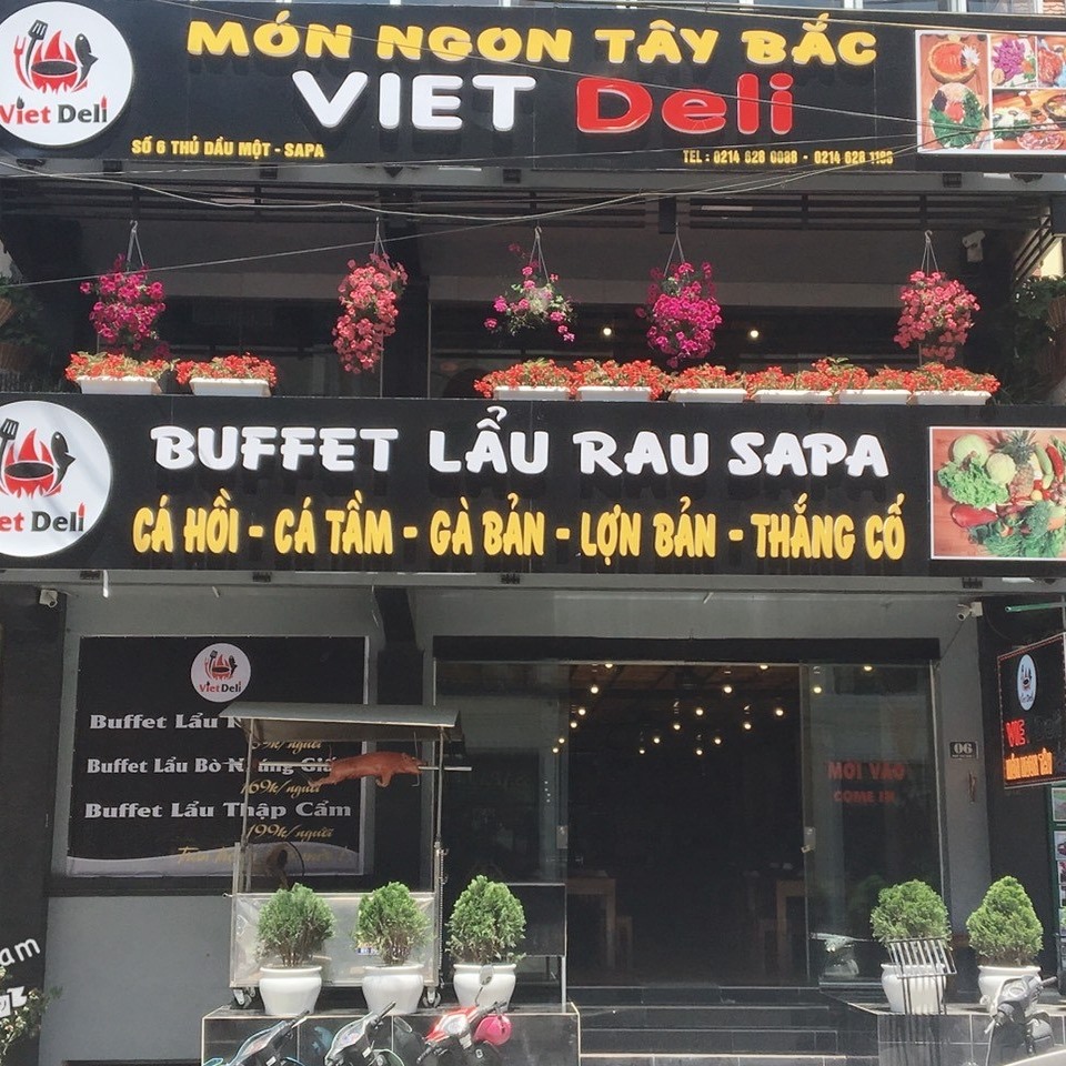  Buffet lẩu rau Sapa - Việt Deli
