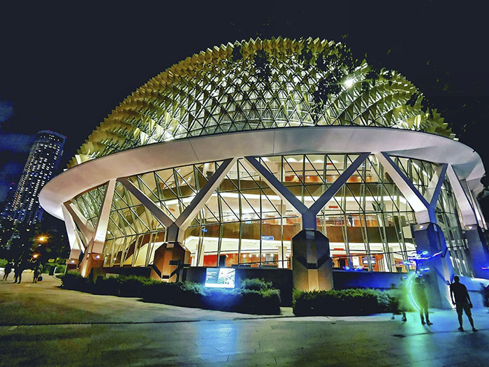 nhà hát esplanade ở singapore