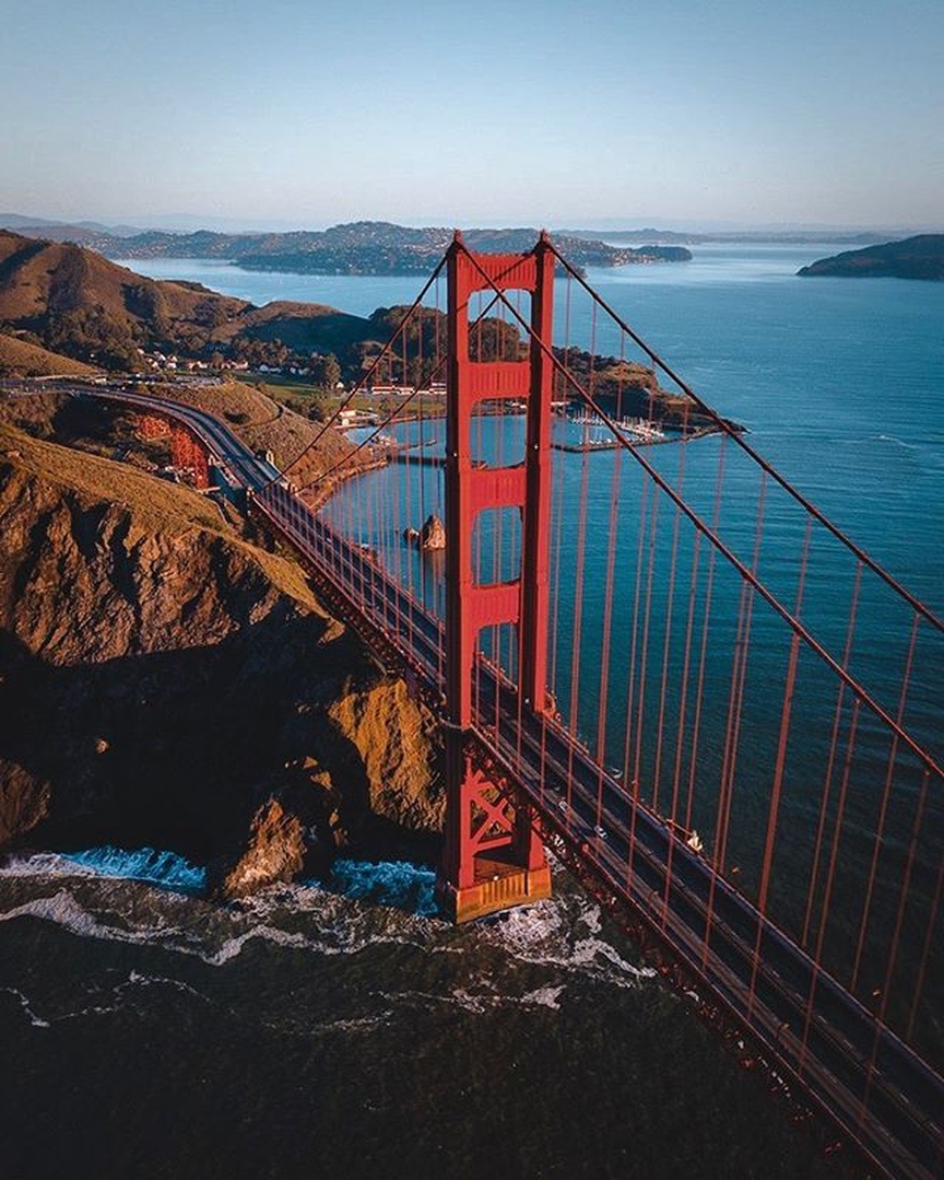 Golden Gate hay còn gọi là Cầu Cổng Vàng - Địa điểm nhất định phải đến tham quan ở San Francisco