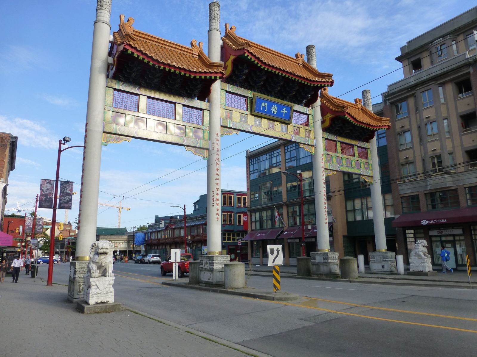 Cánh cổng bắt đầu của khu phố Chinatown ở San Francisco