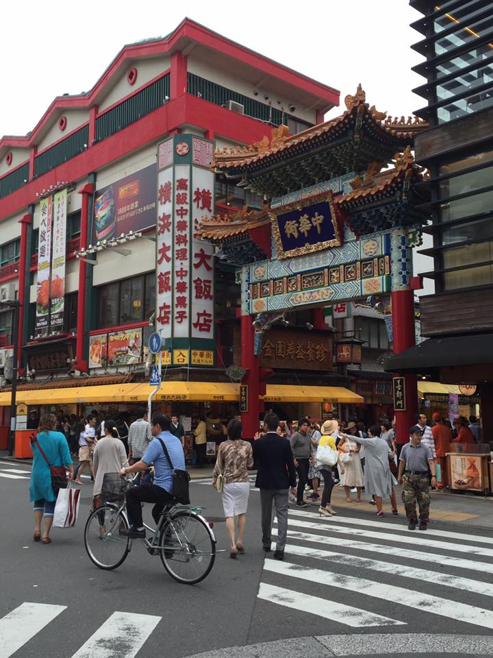 Khu phố Tàu ở Yokohama cũng chủ yếu bán đồ ăn Trung Quốc