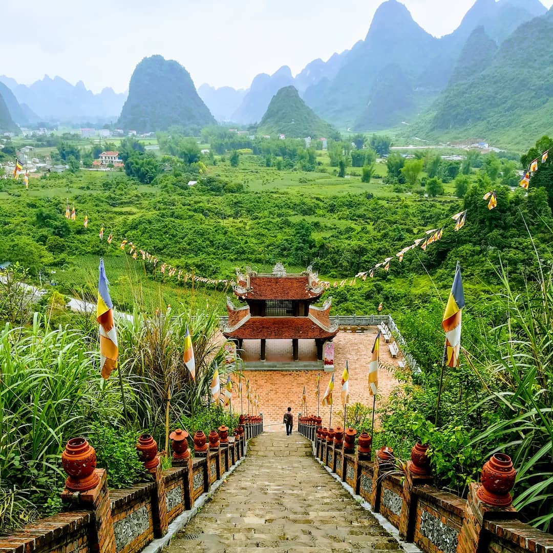 Chùa Phật Tích Trúc Lâm Bản Giốc - ngôi chùa đầu tiên ở biên giới phía Bắc Việt Nam
