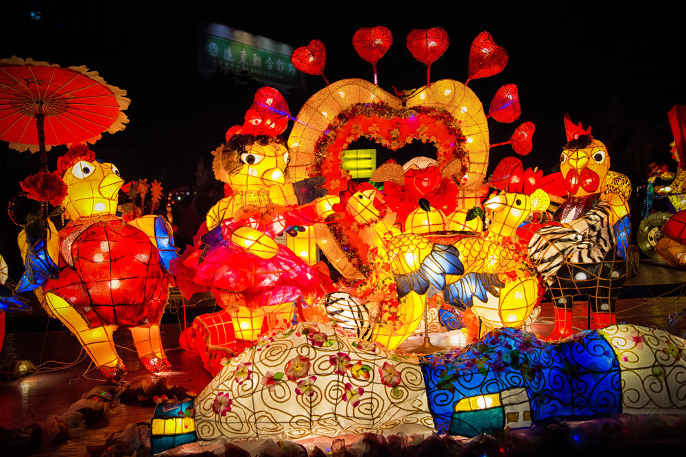 Vào lễ hội Trung Thu, tất cả các con đường ở Đài Loan đều ngập tràn sắc màu rực rỡ của những chiếc đèn lồng