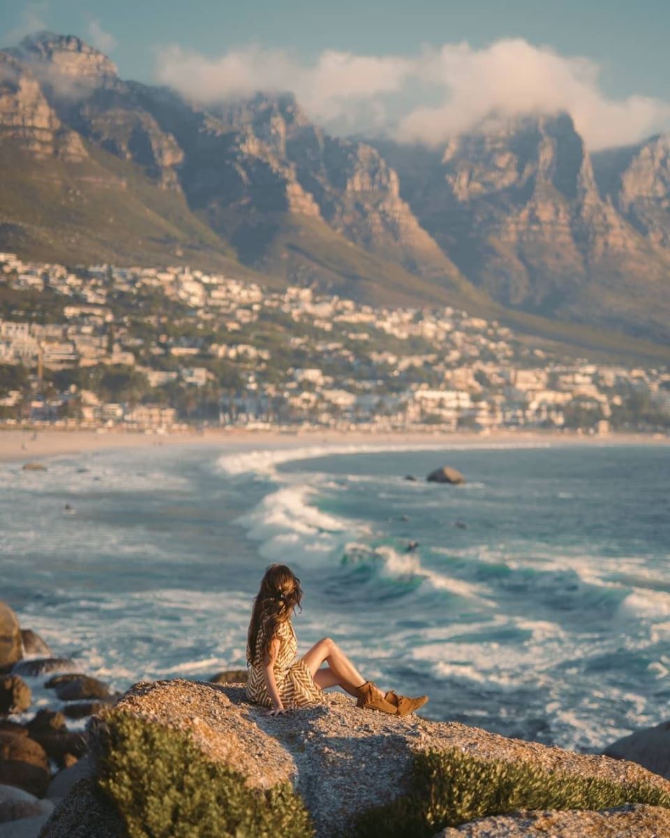 Biển Cape Town cũng rất đẹp và có nhiều sóng