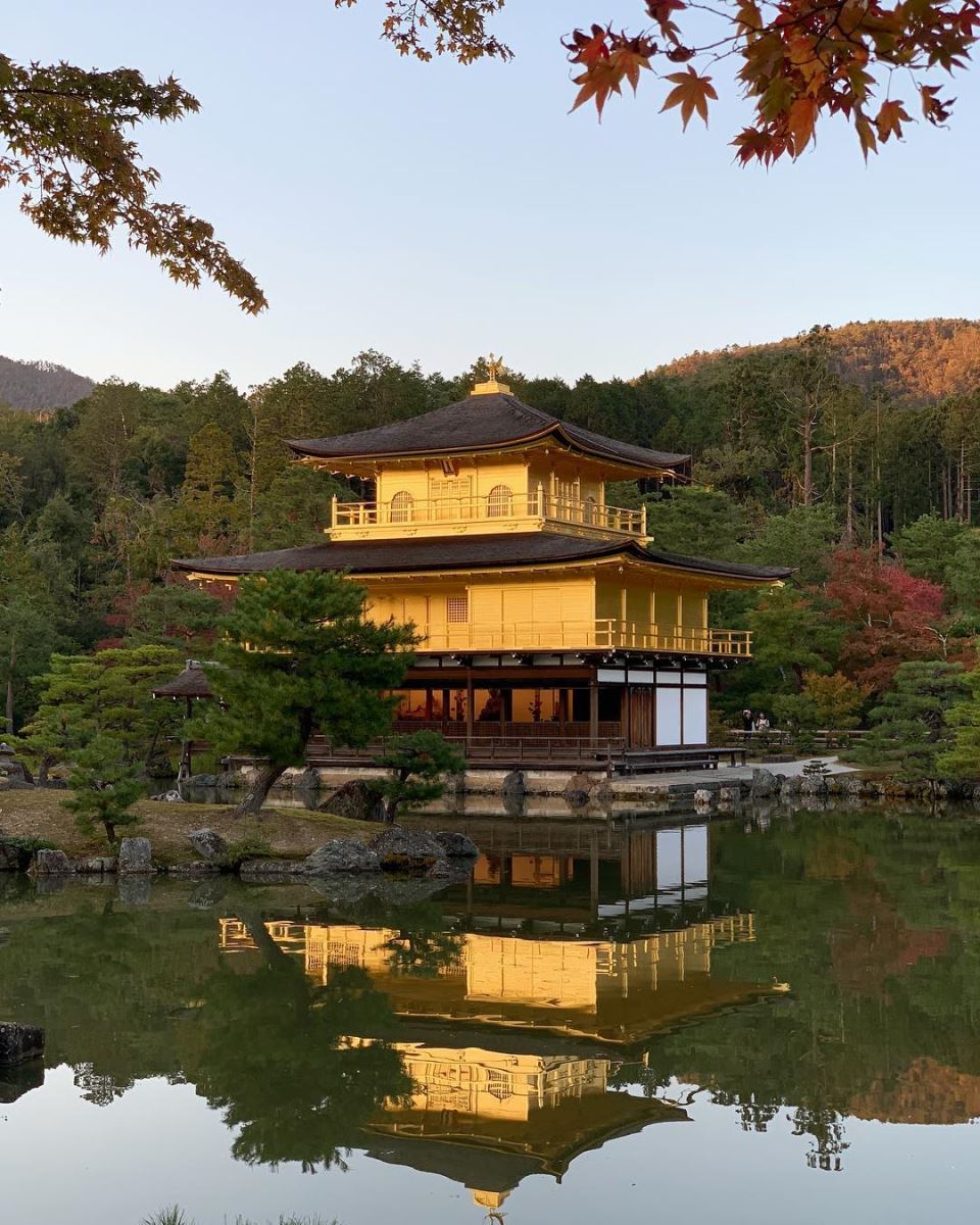 Chùa Kinkaku - ji hay còn được gọi là chùa Gác Vàng