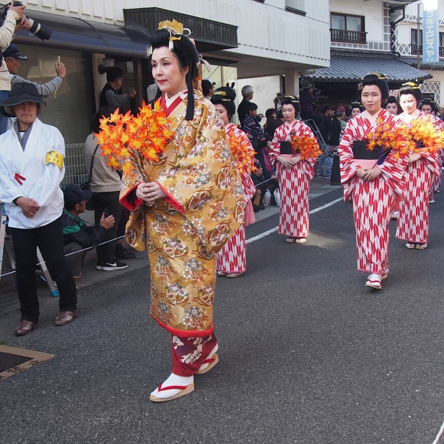 Lễ hội Daimyo Gyoretsu là truyền thống thể hiện lòng tôn kính đối với các vị vua chúa
