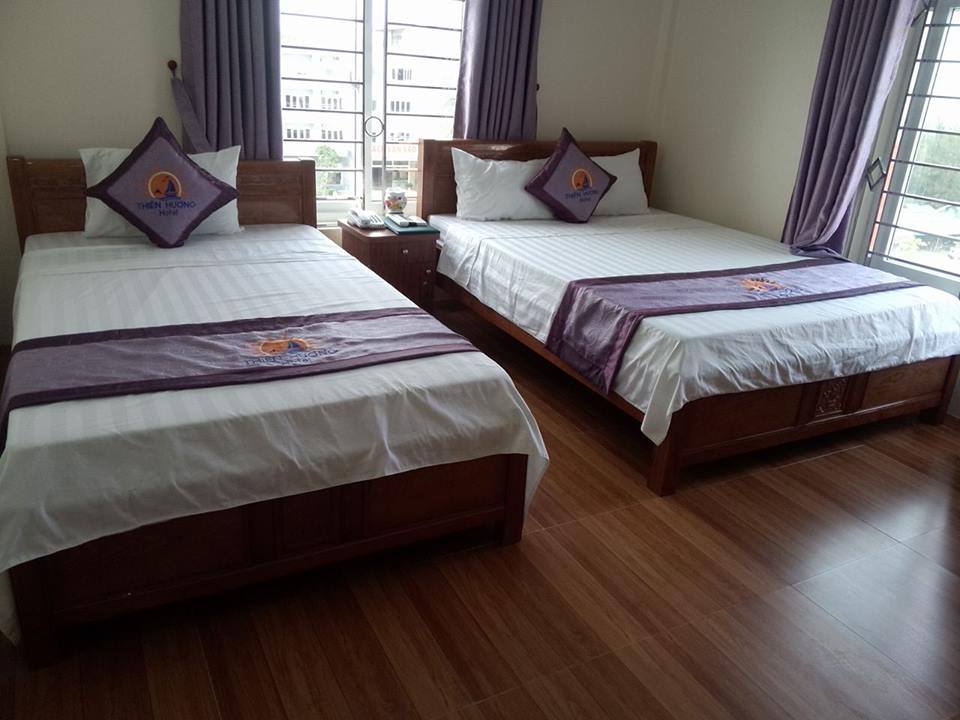 Phòng nghỉ tại khách sạn Thiên Hương Hải Tiến