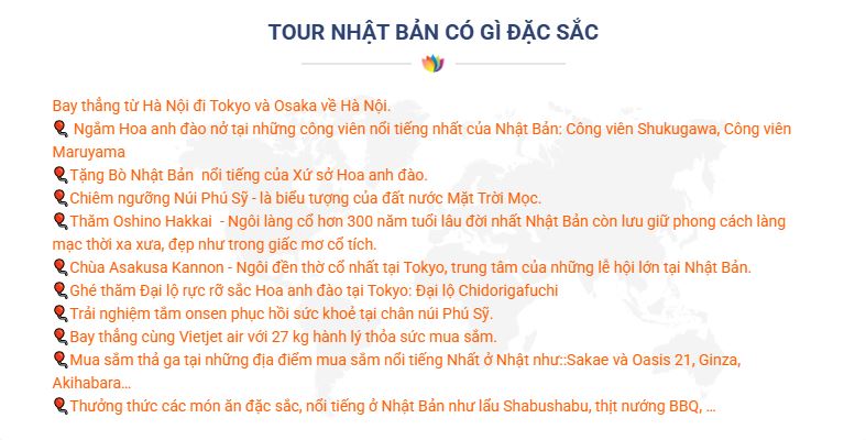 Quà tặng trong tour du lịch Nhật Bản của Cattour