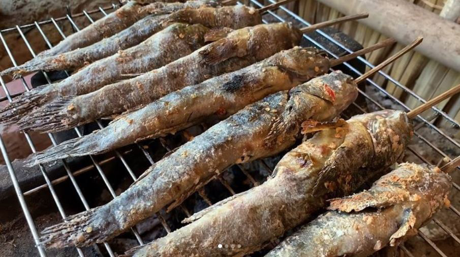 Cá thòi lòi nướng muối ớt là đặc sản độc đáo của xứ Cà Mau