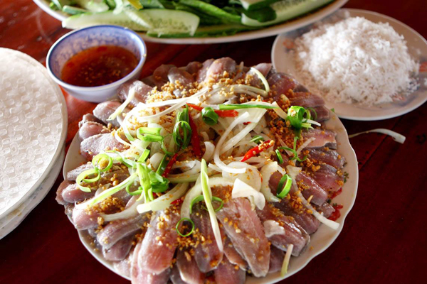 Gỏi cá nghéo Quảng Bình