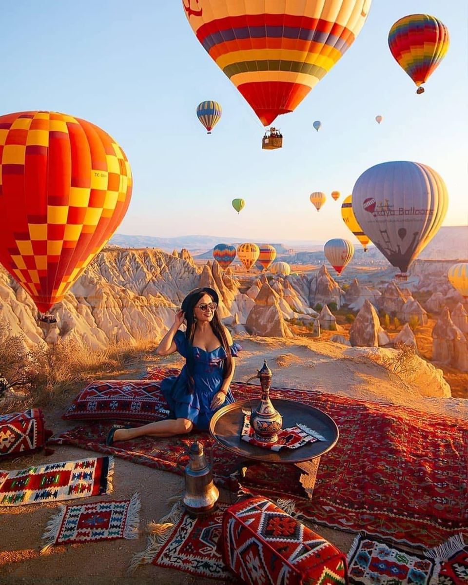 Kinh nghiệm du lịch Thổ Nhĩ Kỳ Cappadocia: Trải nghiệm bay khinh ...