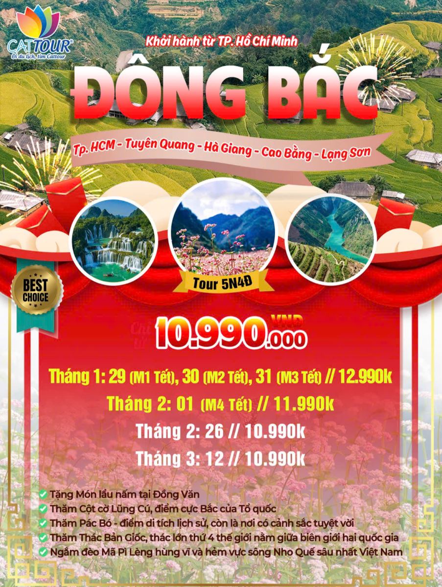Giá tour và lịch khởi hành chi tiết
